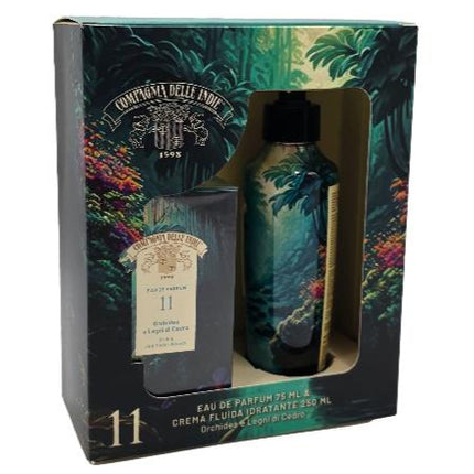 Profumo Ml. 75 e Crema Fluida Ml.250 Orchidea e Legni di Cedro N.11 Tutto Tutto Meno Meno®