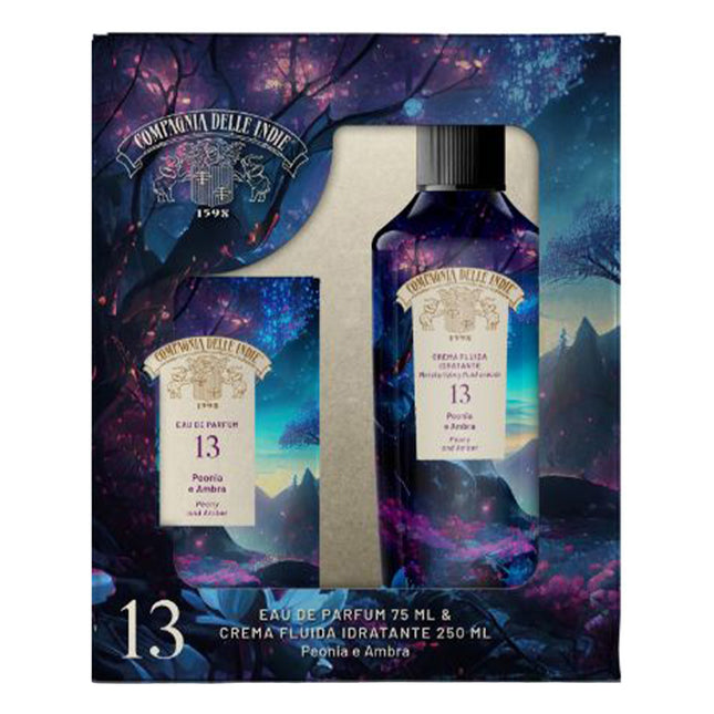 Profumo Ml. 75 e Crema Fluida Ml.250 Peonia e Ambra N.13 Tutto Tutto Meno Meno®