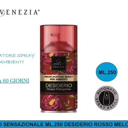 AIR DEO SENSAZIONALE ML.250 DESIDERIO ROSSO MELOGRANO My Luna