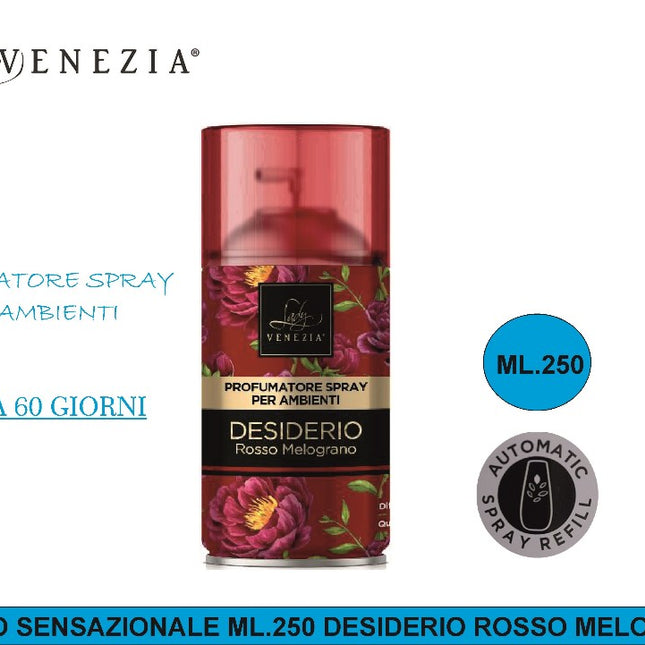 AIR DEO SENSAZIONALE ML.250 DESIDERIO ROSSO MELOGRANO My Luna
