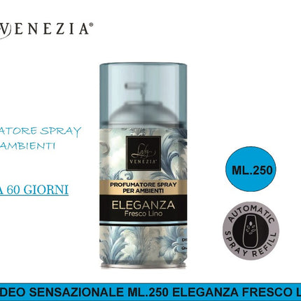 AIR DEO SENSAZIONALE ML.250 ELEGANZA FRESCO LINO My Luna