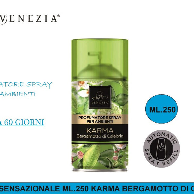 AIR DEO SENSAZIONALE ML.250 KARMA BERGAMOTTO DI CALABRIA My Luna