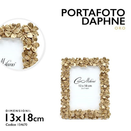 Portafoto Daphne Oro - Misure cm.20x25 | cm.13x18 | cm.15x20 cm.13x18 Casa Milano