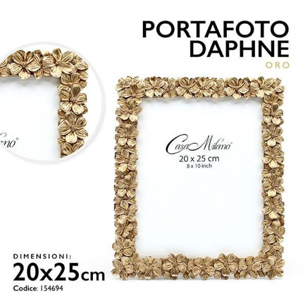 Portafoto Daphne Oro - Misure cm.20x25 | cm.13x18 | cm.15x20 cm.20x25 Casa Milano
