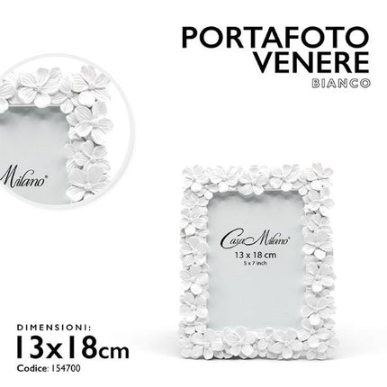 Portafoto Venere Bianco - Misure cm.20x25 | cm.13x18 | cm.15x20 13x18 cm Casa Milano