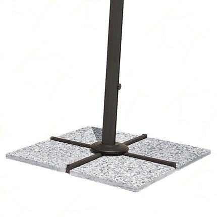 Mattonella Base Ombrellone Granito Pesante 22kg 50x50cm