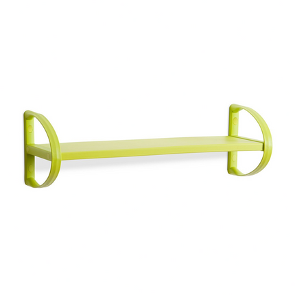 Plastmeccanica Mensola Portaoggetti Scaffale Resistente Ripiano A Muro Verde Fino A 20Kg Grande