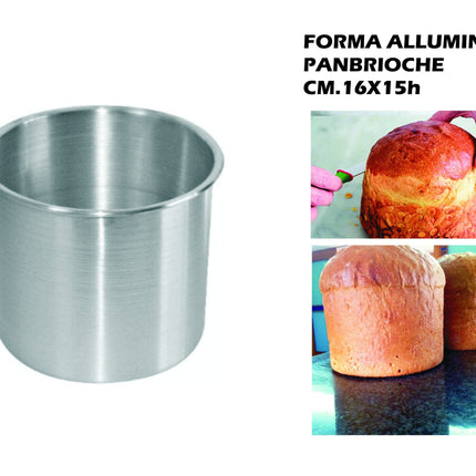 Stampo Forma Per Pan Brioche In Alluminio Piccolo 354 Oggettistica Liotti