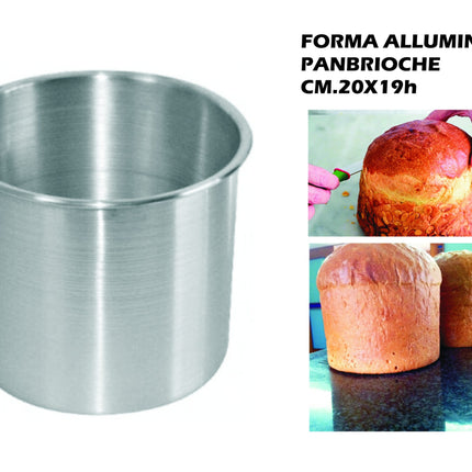 Forma Alluminio Panbrioche Cm.21 Oggettistica Liotti