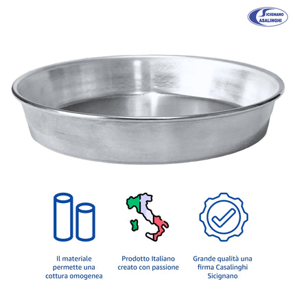 Sicignano Ruoto Stampo Tortiera Pastiera Professionale: L'Eccellenza In Alluminio 99,5% Per Cotture Perfette
