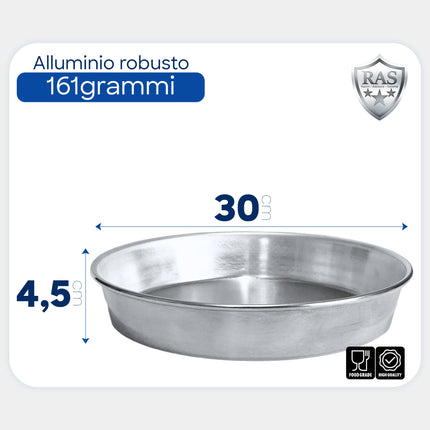 Sicignano Ruoto Stampo Tortiera Pastiera Professionale: L'Eccellenza In Alluminio 99,5% Per Cotture Perfette