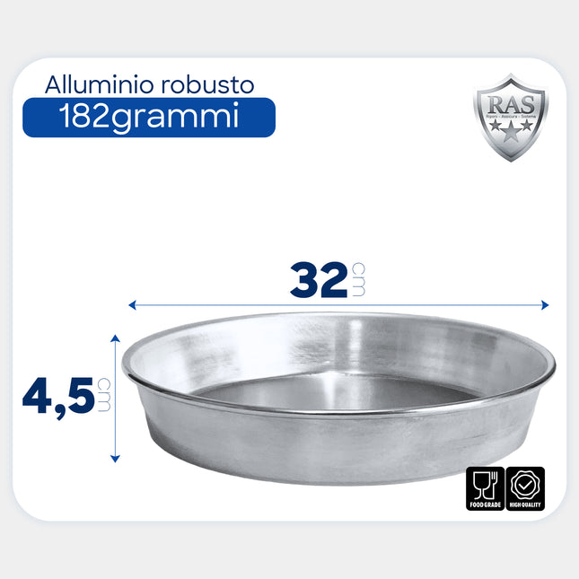 Sicignano Ruoto Stampo Tortiera Pastiera Professionale: L'Eccellenza In Alluminio 99,5% Per Cotture Perfette