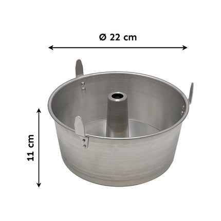 Sicignano Ruoto Americano Tortiera In Alluminio Con Piedi: Lo Stampo Professionale Per Ciambelloni E Chiffon Cake Perfetti