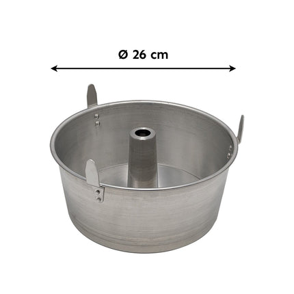 Sicignano Ruoto Americano Tortiera In Alluminio Con Piedi: Lo Stampo Professionale Per Ciambelloni E Chiffon Cake Perfetti Casalinghi Sicignano