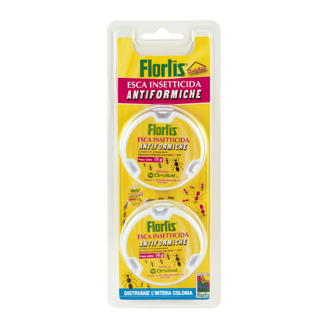 Flortis Esca Antiformiche Gel - Set 2 Pezzi Flortis