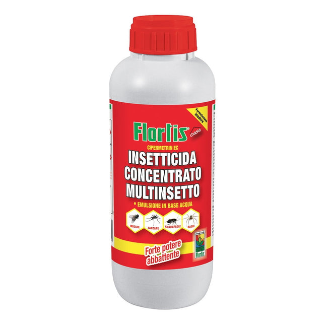 Flortis Insetticida Liquido Concentrato Multi-Insetto 1 Litro Flortis