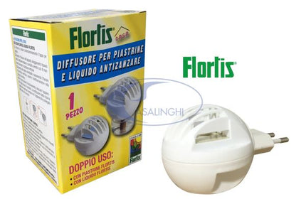 Flortis Fornelletto Doppio Uso - Piastrine E Liquido Antizanzare Flortis