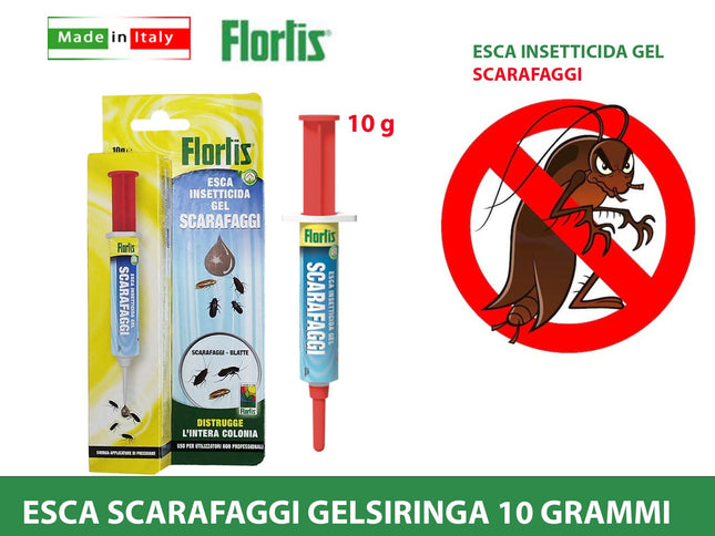 Flortis Esca Per Scarafaggi Gelsiringa 10 Gr Uso Domestico Flortis