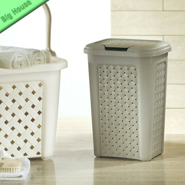Pattumiera In Plastica Da Bagno 10L Arianna Multiuso Con Coperchio Camera Intimo