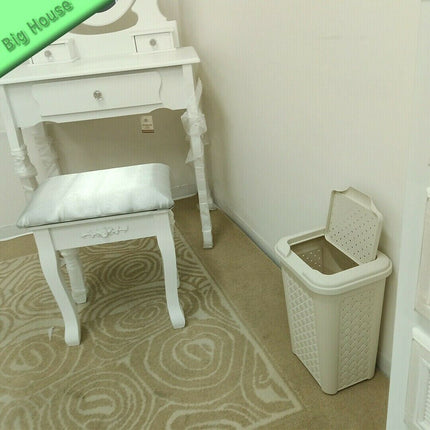 Pattumiera In Plastica Da Bagno 10L Arianna Multiuso Con Coperchio Camera Intimo