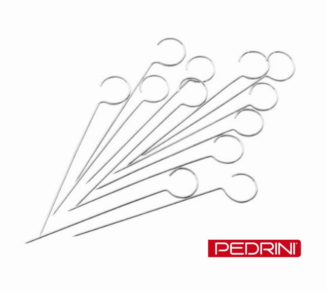 Spiedino Acciaio Inox Cm.10 Set 12 Pz. Pedrini