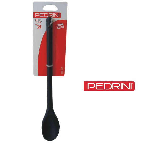 Pedrini Cucchiaio Unipezzo Nylon Per Cucina, Resistente E Pratico Per Uso Quotidiano 30 cm Pedrini