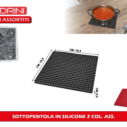 Sottopentola In Silicone 2 Col. Ass. Pedrini