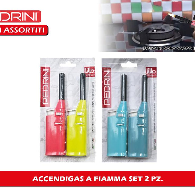 Accendigas A Fiamma Set 2 Pz.
