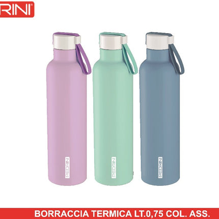 Borraccia Termica Lt.0,75 Col. Ass. Pedrini