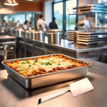 Pala Per Lasagna Pinti Inox Astro In Acciaio Inox - Per Ristorazione, Cucina
