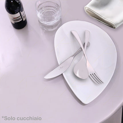 Cucchiaio Da Tavola Swing In Acciaio Inox - Design Elegante, Per Bar Ristorante