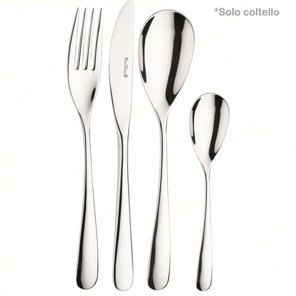 Coltello Da Tavola Swing In Acciaio Inox - Design Elegante, Per Bar Ristorante