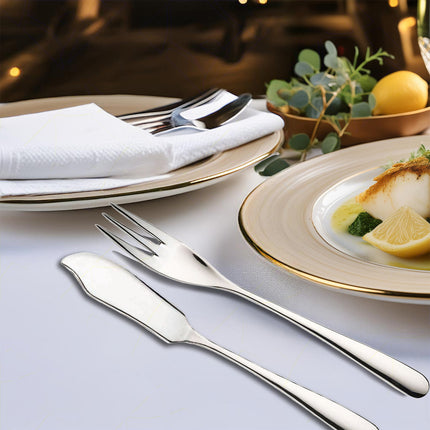 Coltello Da Pesce Swing In Acciaio Inox - Design Elegante, Per Ristorante Casa