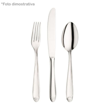 Cucchiaio Da Tavola Flavia In Acciaio Inox - Design Elegante E Semplice, Per Bar Ristorante Casa