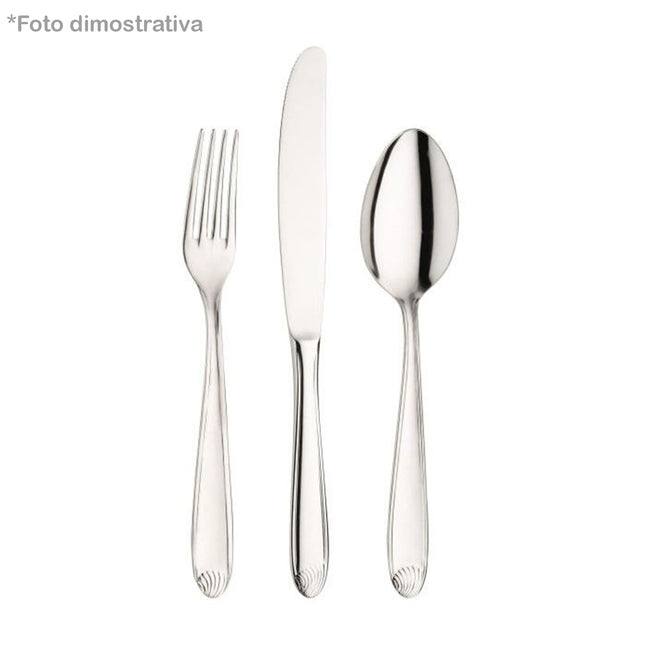 Cucchiaio Da Tavola Flavia In Acciaio Inox - Design Elegante E Semplice, Per Bar Ristorante Casa