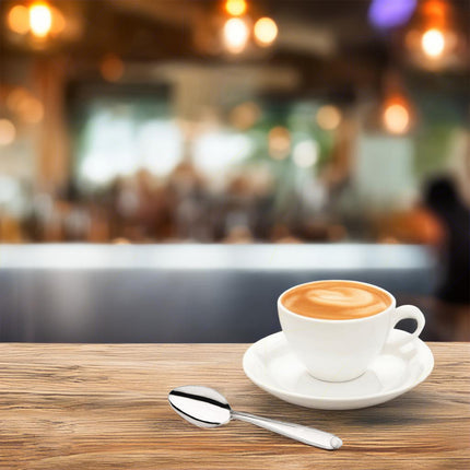 Cucchiaino Da Caffè Flavia In Acciaio Inox - Design Elegante, Per Bar Ristorante Casa