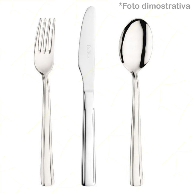 Coltello Da Tavola Aida In Acciaio Inox - Design Elegante, Per Bar Ristorante Casa