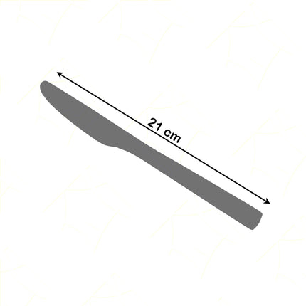 Coltello Da Tavola Aida In Acciaio Inox - Design Elegante, Per Bar Ristorante Casa