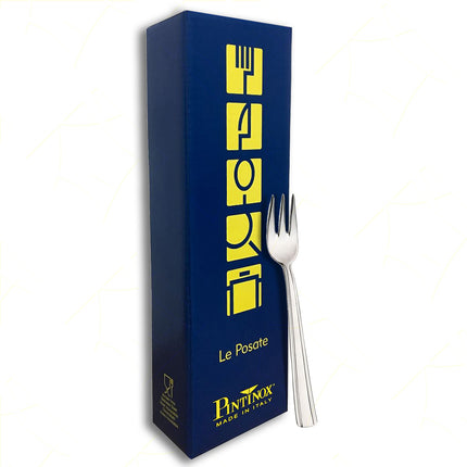 Forchettina A 3 Spine Per Dolce Aida In Acciaio Inox - Design Elegante, Per Bar Ristorante Casa Pintinox