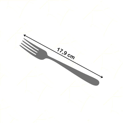 Forchetta Da Frutta Maitre In Acciaio Inox - Per Dolce, Dessert, Ristorazione, Cucina, Pranzo