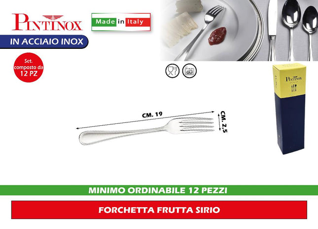 Forchetta Frutta Sirio Pintinox