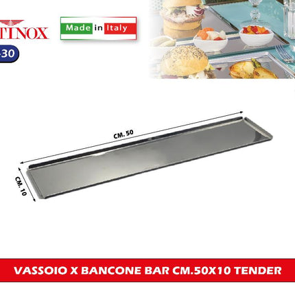 Vassoio X Bancone Bar Cm.50X10 Tender