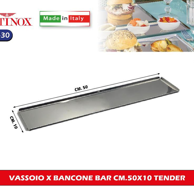 Vassoio X Bancone Bar Cm.50X10 Tender