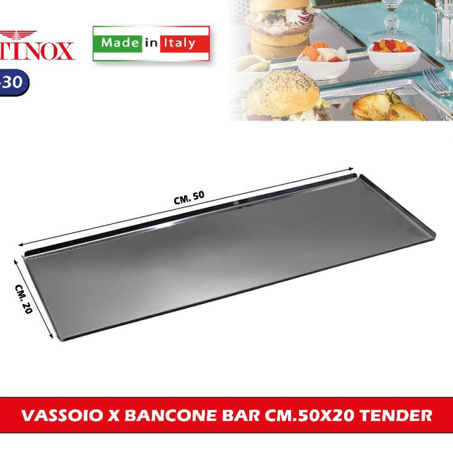 Vassoio X Bancone Bar Cm.50X20 Tender