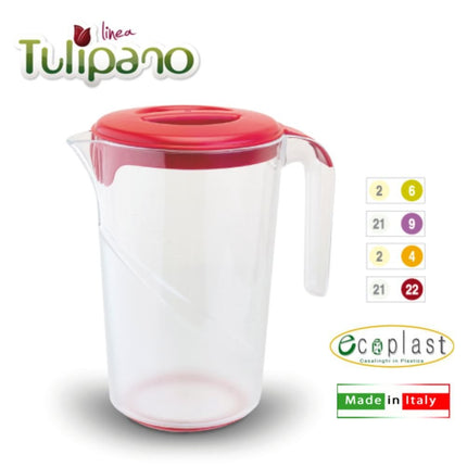 Caraffa Tulipano Con Coperchio Lt.1
