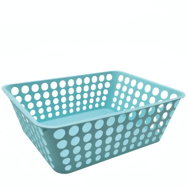 Ecoplast Cesto Rettangolare Portaoggetti Modula Cm.42X29X13H Multiuso Per La Casa E Ufficio