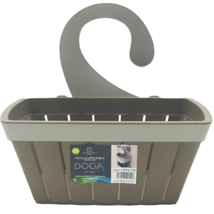 Ecoplast Cestino Bagno Linea Doga Cm.28X14X25H Organizer Per Bagno In Design Elegante E Funzionale