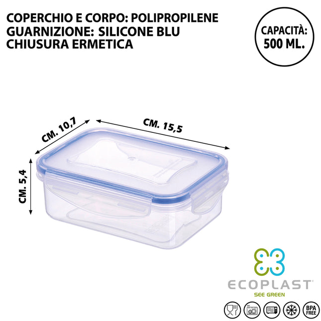 Contenitore Ermetico Rettangolare Superlock - Varie Misure e Set Completo