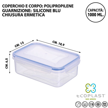 Contenitore Ermetico Rettangolare Superlock - Varie Misure e Set Completo