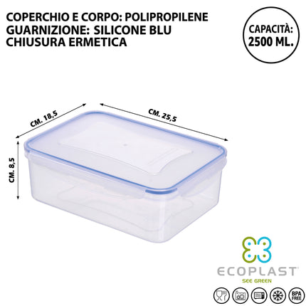 Contenitore Ermetico Rettangolare Superlock - Varie Misure e Set Completo